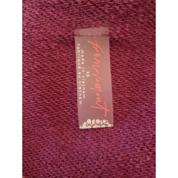 NWT Free People Movement Muscle Tunic Women's Size XS/ Acai - Picture 11 of 12